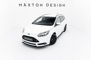 Maxton frontsplitter til Ford Focus ST Mk3 (Cupra) – blank sort – billede 3 af 7