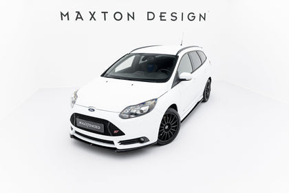 Maxton frontsplitter til Ford Focus ST Mk3 (Cupra) – blank sort – billede 3 af 7