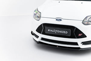 Maxton frontsplitter til Ford Focus ST Mk3 (Cupra) – blank sort – billede 5 af 7