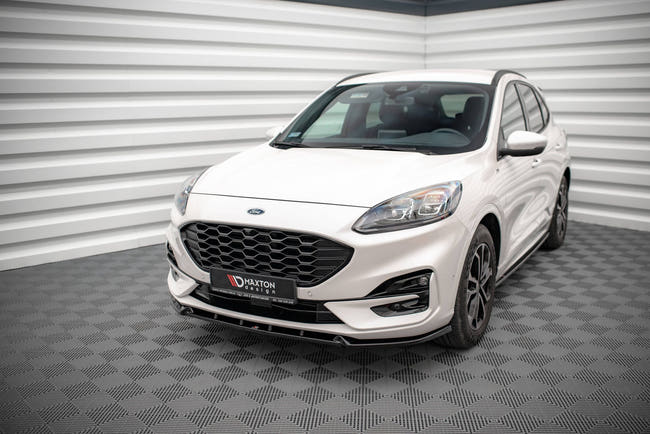 Maxton frontsplitter til Ford Kuga ST-Line Mk3 – blank sort – billede 1 af 5