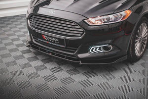 Maxton frontsplitter til Ford Mondeo Mk5 – blank sort – billede 1 af 4