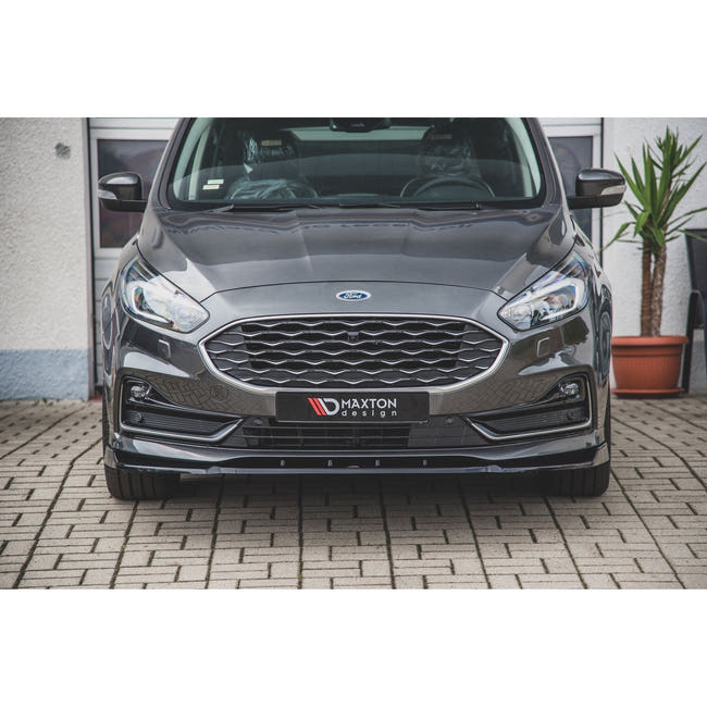Maxton frontsplitter til Ford S-Max Mk2 Facelift – blank sort – billede 1 af 7