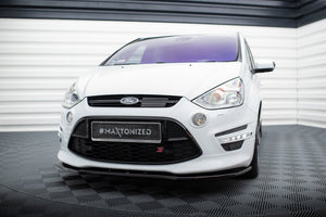 Maxton frontsplitter til Ford S-Max Titanium Mk1 Facelift – blank sort – billede 1 af 5