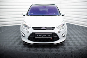 Maxton frontsplitter til Ford S-Max Titanium Mk1 Facelift – blank sort – billede 2 af 5