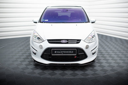Maxton frontsplitter til Ford S-Max Titanium Mk1 Facelift – blank sort – billede 2 af 5