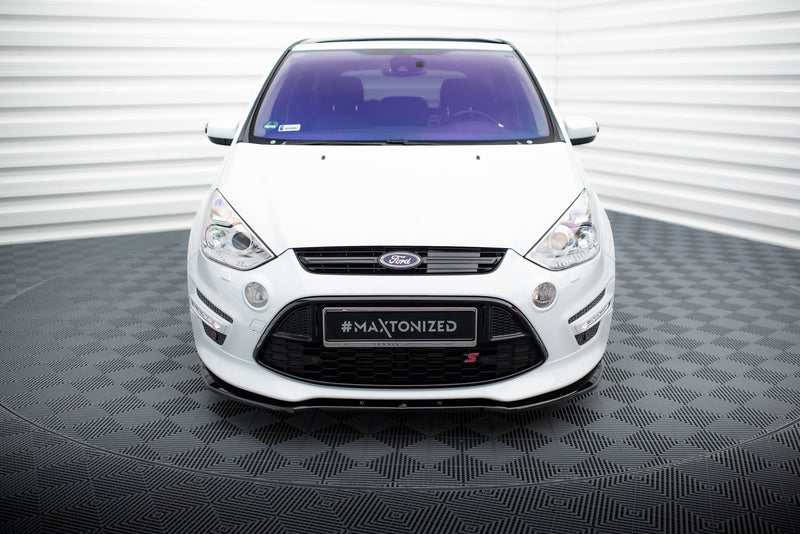 Maxton frontsplitter til Ford S-Max Titanium Mk1 Facelift – blank sort – billede 2 af 5