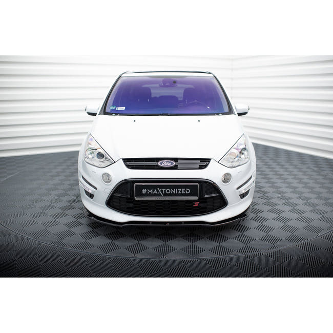 Maxton frontsplitter til Ford S-Max Titanium Mk1 Facelift – blank sort – billede 2 af 5