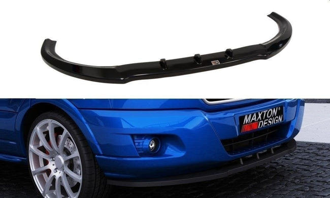 Maxton frontsplitter til Ford Transit Mk8 – blank sort – billede 1 af 3
