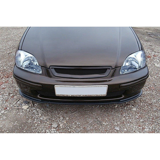 Maxton frontsplitter til Honda Civic Mk6 EJ9 – blank sort – billede 1 af 5