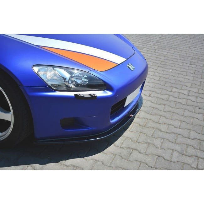 Maxton frontsplitter til Honda S2000 – blank sort – billede 2 af 3