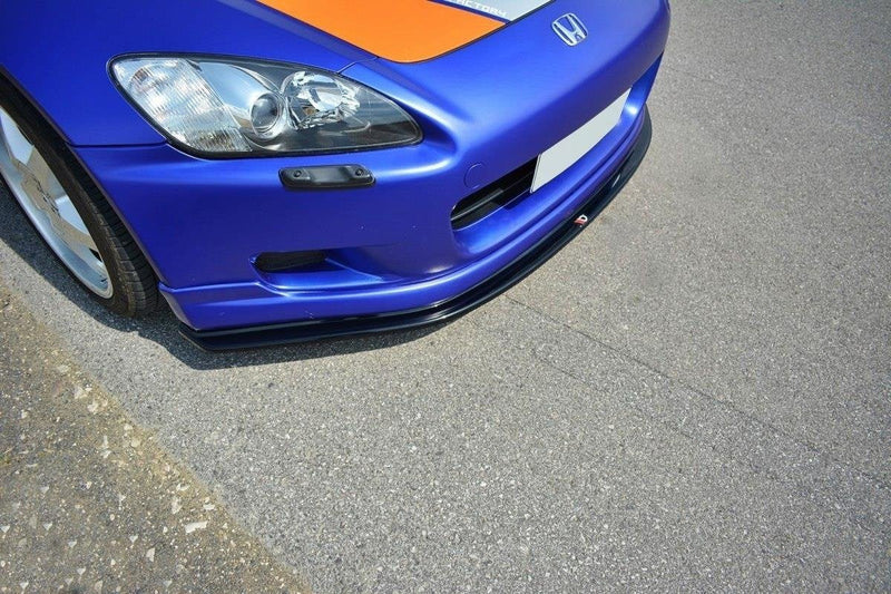 Maxton frontsplitter til Honda S2000 – blank sort – billede 4 af 4