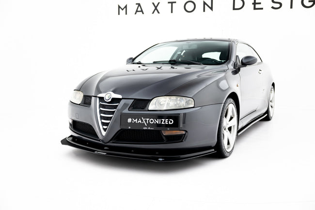 Maxton frontsplitter til Alfa Romeo GT – blank sort – billede 1 af 3
