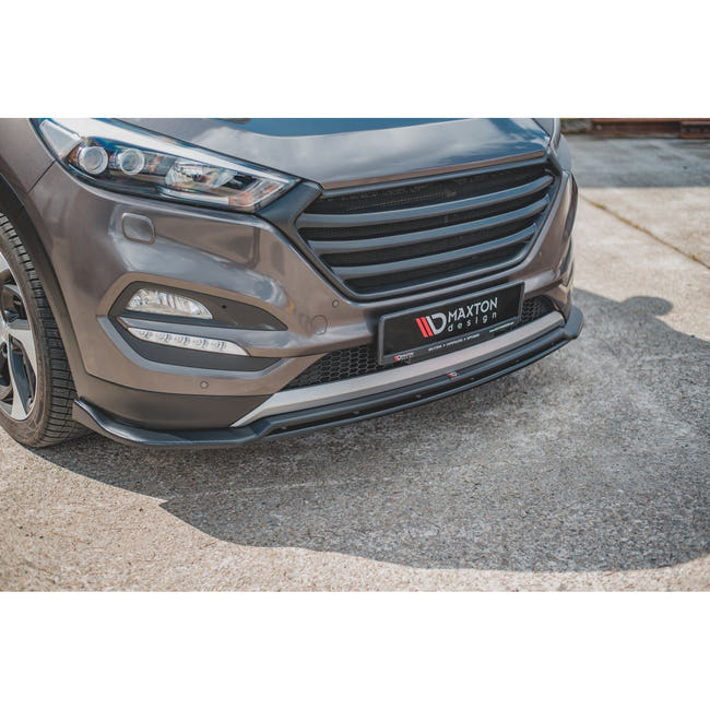 Maxton frontsplitter til Hyundai Tucson Mk3 – blank sort – billede 1 af 8
