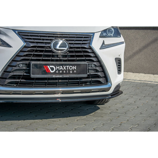 Maxton frontsplitter til Lexus NX Facelift – blank sort – billede 2 af 6