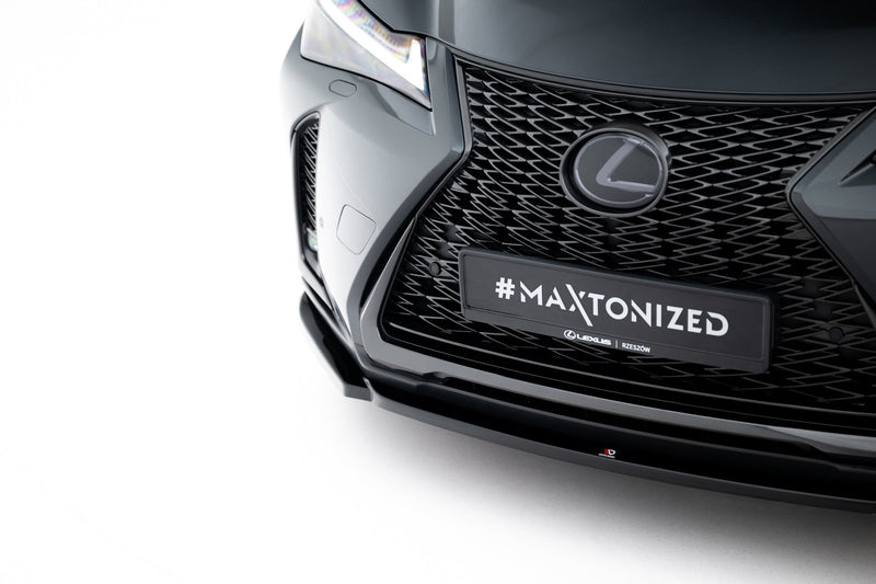 Maxton frontsplitter til Lexus UX F-Sport Mk1 – blank sort – billede 3 af 6
