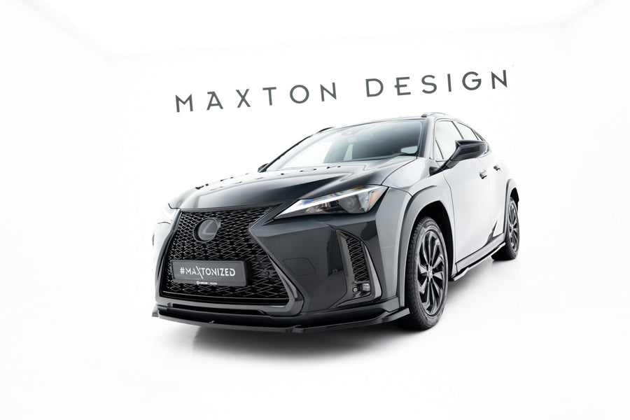 Maxton frontsplitter til Lexus UX F-Sport Mk1 – blank sort – billede 1 af 6