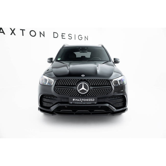 Maxton frontsplitter til Mercedes-AMG / AMG-Line GLE SUV W167 – blank sort – billede 2 af 4