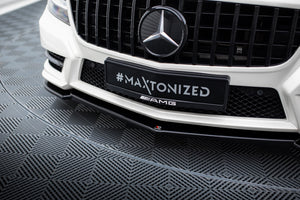 Maxton frontsplitter til Mercedes-Benz CLS AMG-Line C218 – blank sort – billede 3 af 5