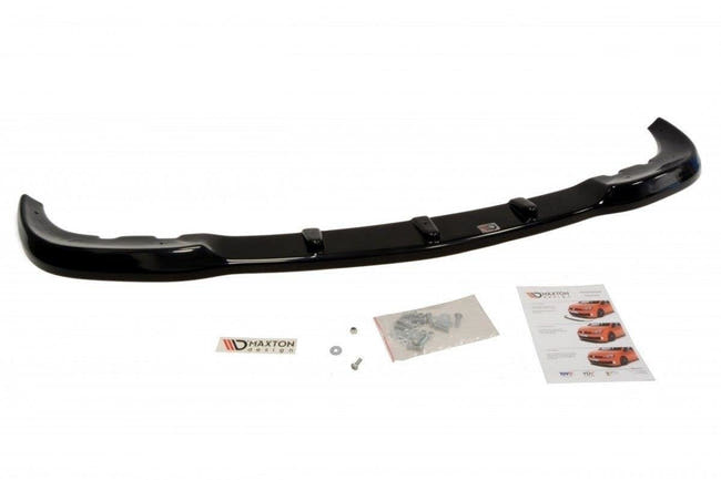 Maxton frontsplitter til Mercedes CLK W209 FOR AMG – blank sort – billede 2 af 3