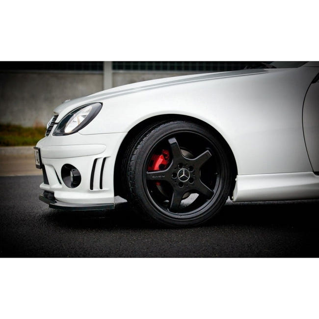 Maxton frontsplitter til Mercedes SLK R170 For AMG 204 Bumper – blank sort – billede 2 af 4