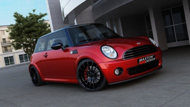 Maxton frontsplitter til Mini Cooper – blank sort – billede 1 af 3