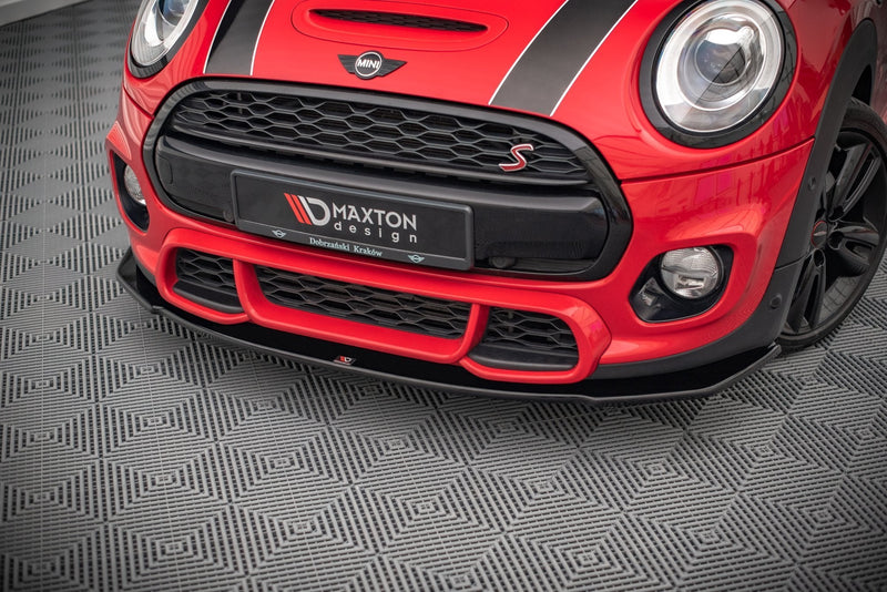 Maxton frontsplitter til Mini Cooper S John Copper Works F56 – blank sort – billede 2 af 4
