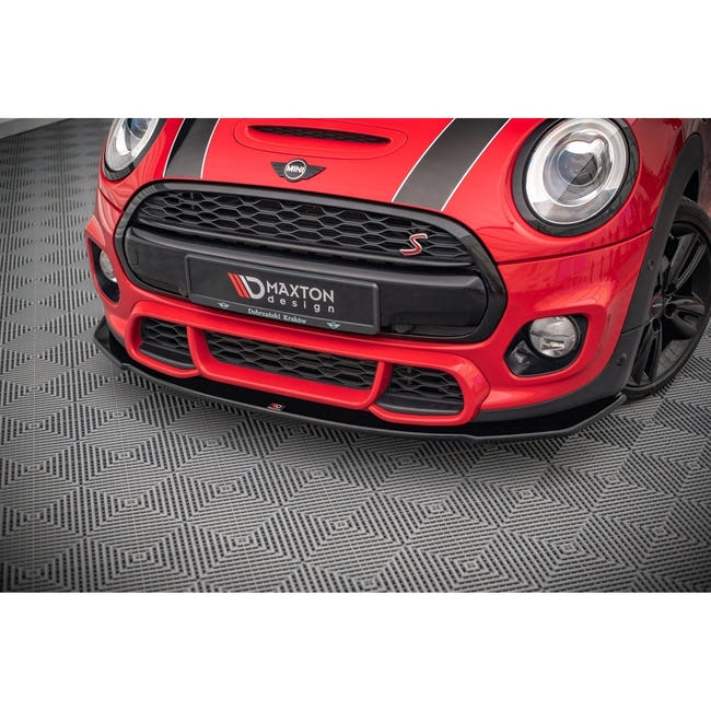 Maxton frontsplitter til Mini Cooper S John Copper Works F56 – blank sort – billede 2 af 4