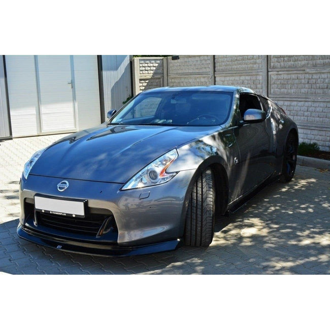 Maxton frontsplitter til Nissan 370Z – blank sort – billede 1 af 5
