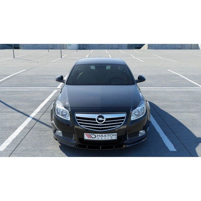 Maxton frontsplitter til Opel Insignia OPC Line Nurburg – blank sort – billede 1 af 4