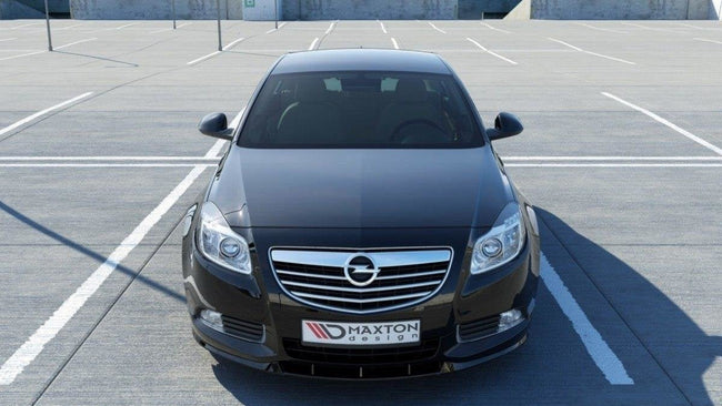 Maxton frontsplitter til Opel Insignia OPC Line Nurburg – blank sort – billede 1 af 4