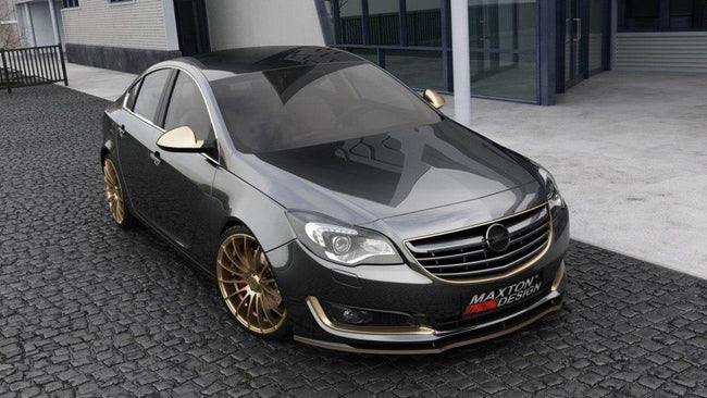 Maxton frontsplitter til Opel Insignia Mk1 Facelift Model – blank sort – billede 1 af 3