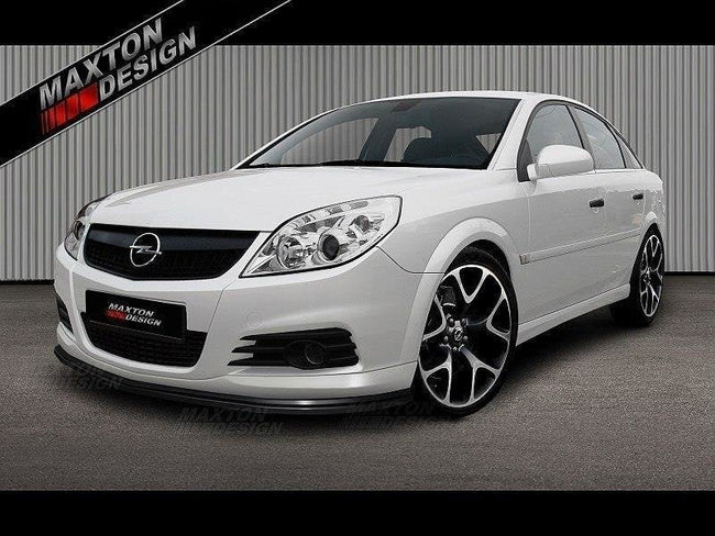 Maxton frontsplitter til Opel Vectra C (for OPC Line, after Facelifting) – blank sort – billede 1 af 4