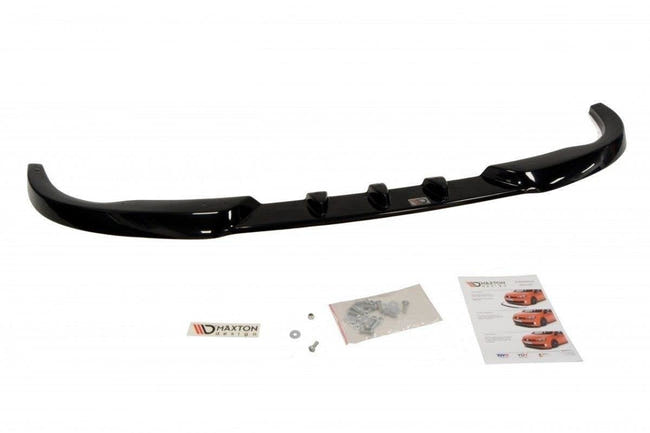 Maxton frontsplitter til Peugeot 206 (for: CC, RC, GTI, S16, XSI, XS, Sport) – blank sort – billede 2 af 3