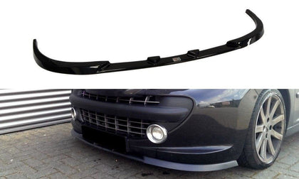 Maxton frontsplitter til Peugeot 207 Model – blank sort – billede 1 af 4