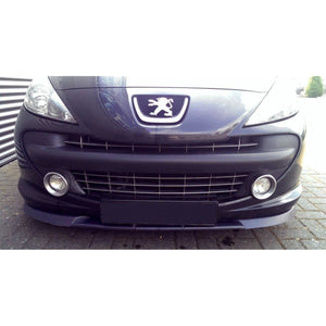 Maxton frontsplitter til Peugeot 207 Model – blank sort – billede 2 af 4