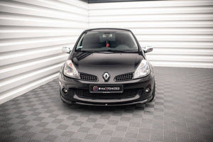 Maxton frontsplitter til Renault Clio Mk3 RS – blank sort – billede 2 af 5