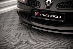 Maxton frontsplitter til Renault Clio Mk3 RS – blank sort – billede 3 af 5
