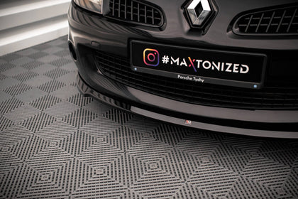 Maxton frontsplitter til Renault Clio Mk3 RS – blank sort – billede 3 af 5