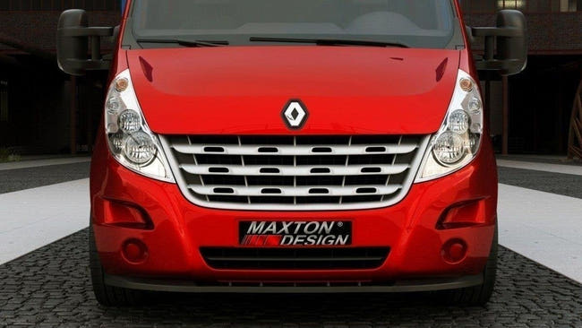 Maxton frontsplitter til Renault Master Mk3 – blank sort – billede 1 af 3