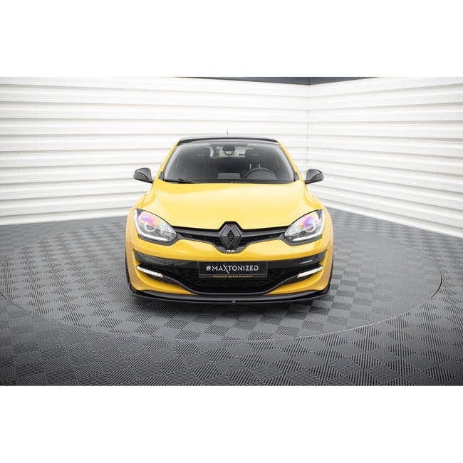 Maxton frontsplitter til Renault Megane Mk3 RS V.2 – blank sort – billede 2 af 5