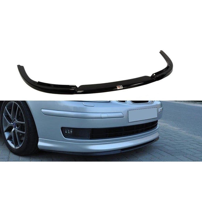 Maxton frontsplitter til Saab 9-3 Aero – blank sort – billede 1 af 3