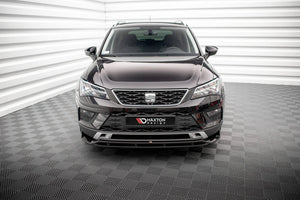 Maxton frontsplitter til Seat Ateca Mk1 – blank sort – billede 2 af 5