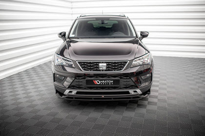 Maxton frontsplitter til Seat Ateca Mk1 – blank sort – billede 2 af 5