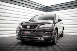 Maxton frontsplitter til Seat Ateca Mk1 – blank sort – billede 1 af 5