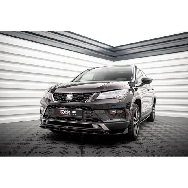 Maxton frontsplitter til Seat Ateca Mk1 – blank sort – billede 1 af 5