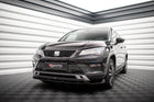 Maxton frontsplitter til Seat Ateca Mk1 – blank sort – billede 1 af 5