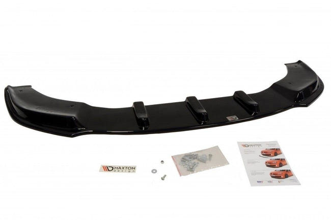 Maxton frontsplitter til Skoda Octavia Mk2 – blank sort – billede 2 af 3