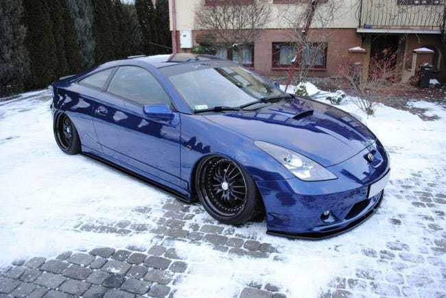 Maxton frontsplitter til Toyota Celica T23 TS – blank sort – billede 2 af 5