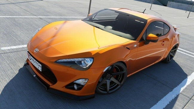 Maxton frontsplitter til Toyota GT86 – blank sort – billede 1 af 5