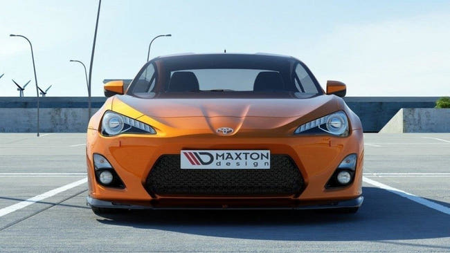 Maxton frontsplitter til Toyota GT86 – blank sort – billede 2 af 5